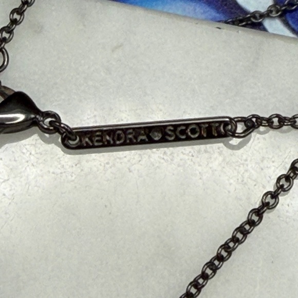 Kendra Scott Elisa Pink Black Necklace #M32 - Picture 3 of 7